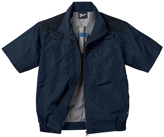 自重堂 空調服半袖ブルゾン ネービー LL 54090 1枚(ご注文単位1枚)【直送品】