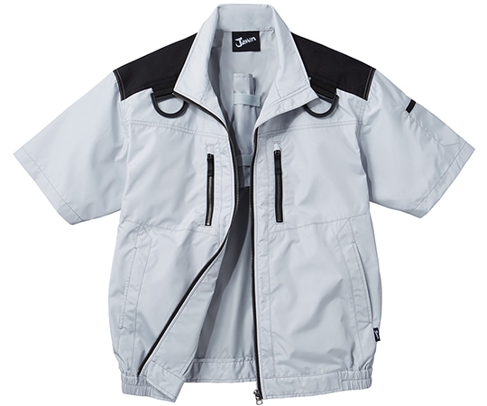 自重堂 空調服半袖ブルゾン シルバー EL 54090 1枚(ご注文単位1枚)【直送品】
