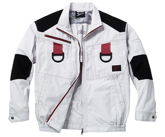 自重堂 空調服長袖ブルゾン シルバー M 54100 1枚(ご注文単位1枚)【直送品】