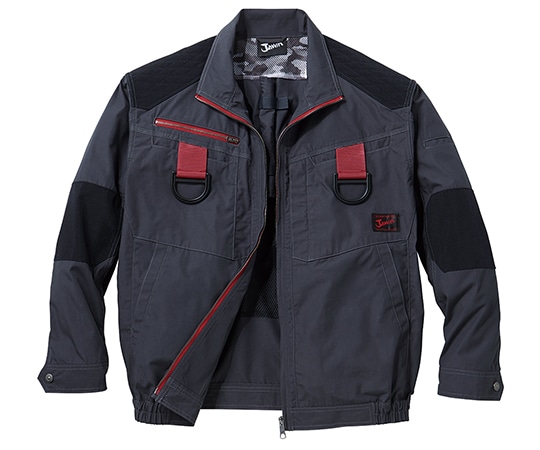 自重堂 空調服長袖ブルゾン シックブラック M 54100 1枚(ご注文単位1枚)【直送品】