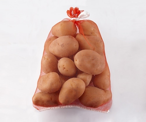 ユーシー販売 メリヤスネット20kg 赤 1パック(500枚入)  1パック(ご注文単位1パック)【直送品】