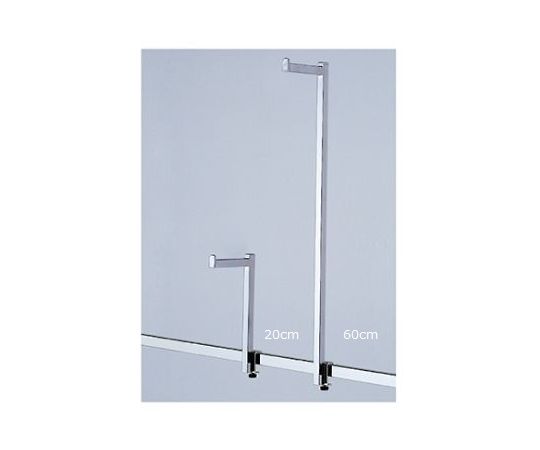 ストア・エキスプレス 角バー用 アップフック 片面用L10cm H60cm 61-45-3-2 1本(ご注文単位1本)【直送品】
