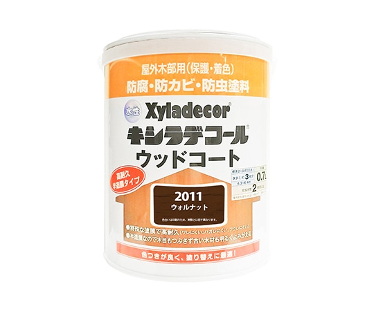 カンペハピオ(KANSAI) 水性キシラデコール ウッドコート ウォルナット0.7L 97670330000 1個(ご注文単位1個)【直送品】