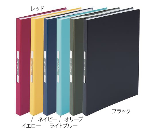 LIHITLAB ALTNA クリヤーブック 40P ブラック N7752-24 1冊(ご注文単位1冊)【直送品】