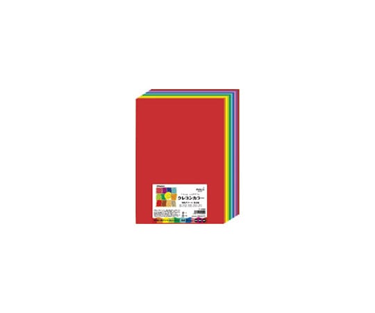 Nagatoya クレヨンカラーA4 10色各色2枚 ナ-CR902 1冊(ご注文単位1冊)【直送品】
