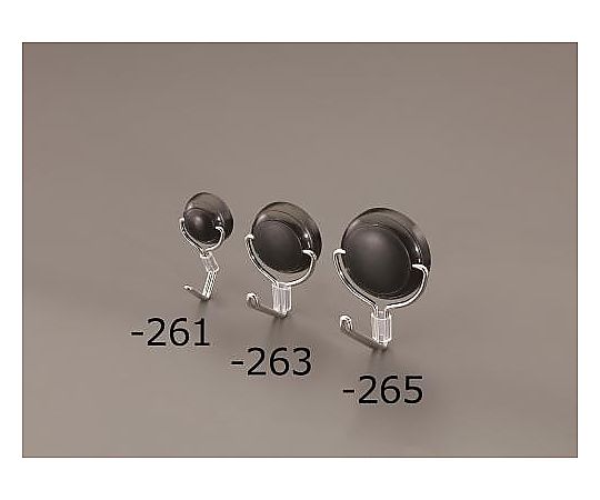 エスコ φ34mm/ 4.0kg マグネットフック(回転フック/ブラック) EA762FG-263 1個(ご注文単位1個)【直送品】