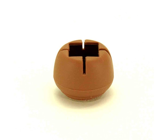 和気産業 ワイドフェルトキャップ 角脚用 16-24mm 薄茶 4個入 GK-801 1袋(ご注文単位1袋)【直送品】