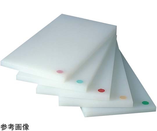 山県 K型カラーうめ込みまな板(カラーうめ込み24φ両面シボ付)厚さ15mm 550×270mm ベージュ K-2 1個（ご注文単位1個）【直送品】