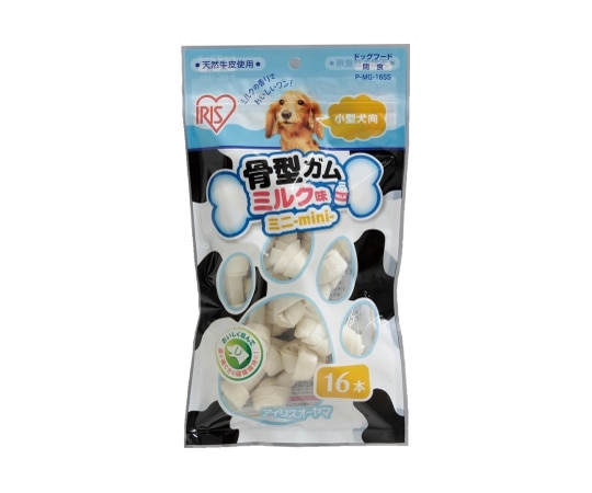 アイリスオーヤマ 骨型ガムミルク味ミニ P-MG-16SS 1袋(ご注文単位1袋)【直送品】