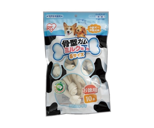 アイリスオーヤマ 骨型ガムミルク味 P-MG-10S 1袋(ご注文単位1袋)【直送品】