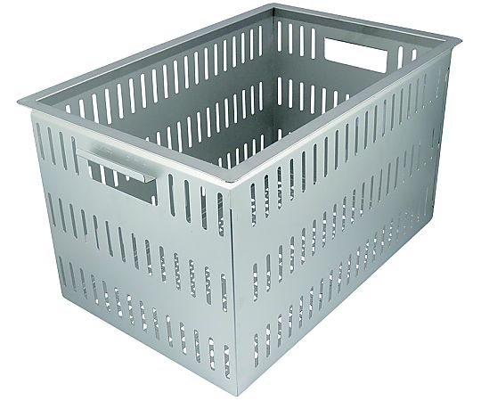 スギコ産業 18-8軽量ステンレスコンテナ 底面高通気タイプ 515×340×H290mm ST-1A290 1個(ご注文単位1個)【直送品】