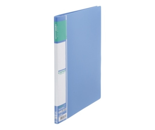クラウン u green クリヤーファイルA4 青 CR-CFL10-BL 1冊(ご注文単位1冊)【直送品】