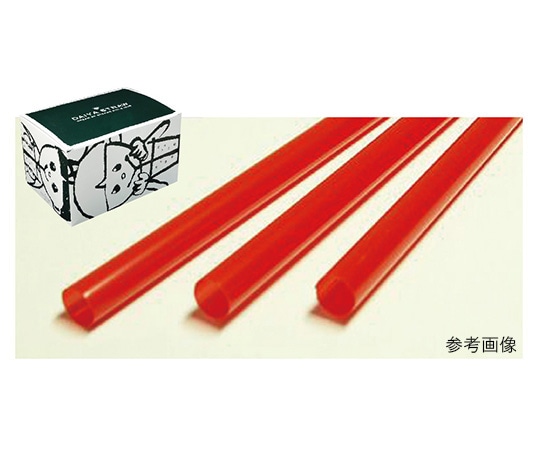 ダイヤ（DAIYA） ストレートストロー 6mm×17cm 包装なし 赤 1箱(500本入)  1箱（ご注文単位1箱）【直送品】