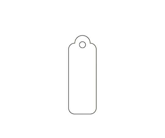 ストア・エキスプレス 小物用さげ札(色糸付き) 0.9×2.5cm 1セット(1000枚入) 61-238-16-1 1セット（ご注文単位1セット）【直送品】