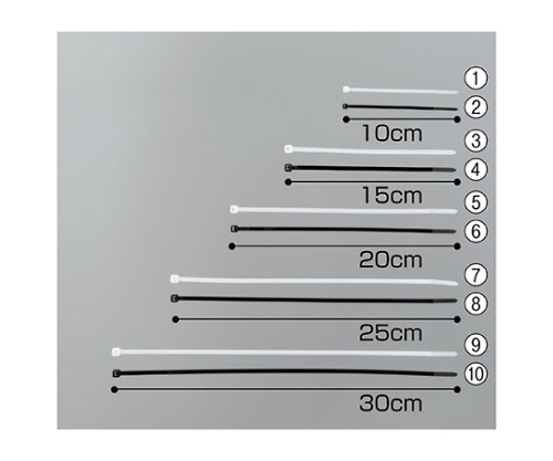 ストア・エキスプレス ロックタイ 乳白色 L25cm 1セット(100本入) 61-245-14-7 1セット(ご注文単位1セット)【直送品】