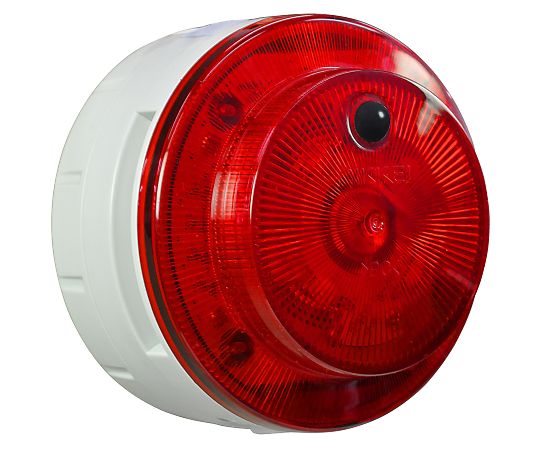 日惠製作所 電池式LED多目的警報器 ニコUFOmyobo(赤) 害獣対策 電源 VK10M-D48DR-GJ 1個(ご注文単位1個)【直送品】
