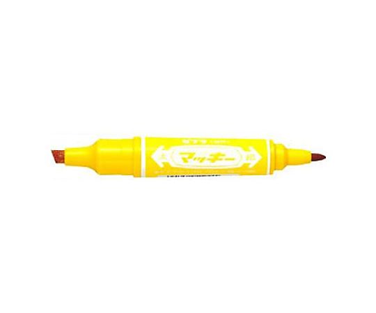 アズワン [黄]   油性マーカー(10本) EA765BV-15 1箱(ご注文単位1箱)【直送品】