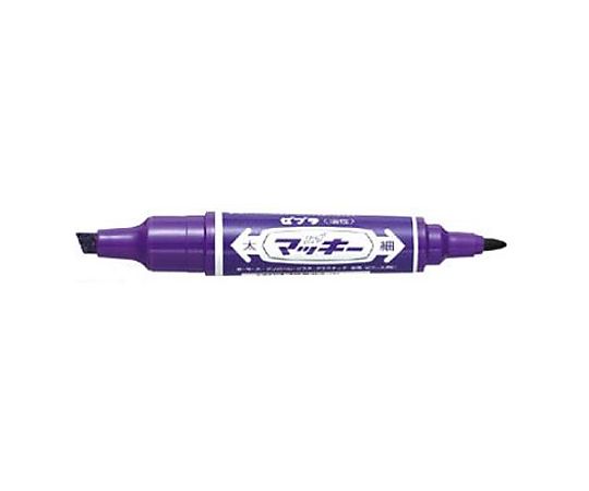 アズワン [紫]   油性マーカー(10本) EA765BV-17 1箱(ご注文単位1箱)【直送品】