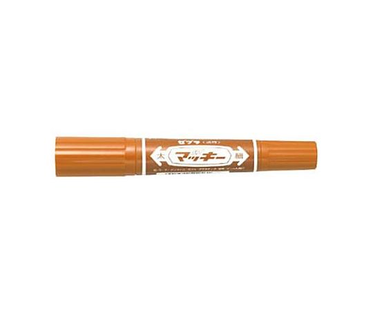 アズワン [茶]   油性マーカー(10本) EA765BV-18 1箱(ご注文単位1箱)【直送品】