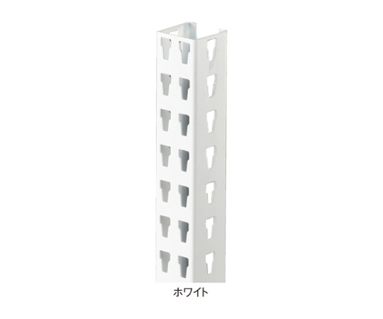 ストア・エキスプレス ストレージシェルフ 支柱セット ホワイト H180cm 2本 61-67-9-3 1セット（ご注文単位1セット）【直送品】