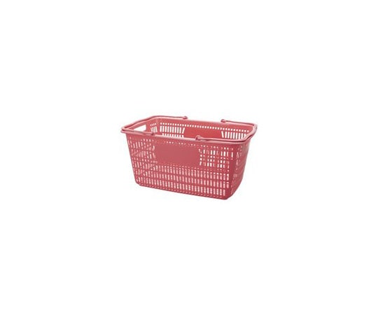 スマートバリュー ショップかご 30L ピンク 10個 B264J-PK10 1箱（ご注文単位1箱）【直送品】