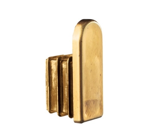 ストア・エキスプレス ミニ角バー(14×24mm)用エンドキャップ アンティークゴールド 61-423-54-4 1セット（ご注文単位1セット）【直送品】