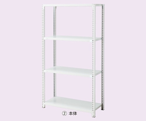 ストア・エキスプレス ノンボルトラック4段 H180cm 150kg/段タイプ 本体 W158.5×D30.5cm 61-363-3-7 1台（ご注文単位1台）【直送品】