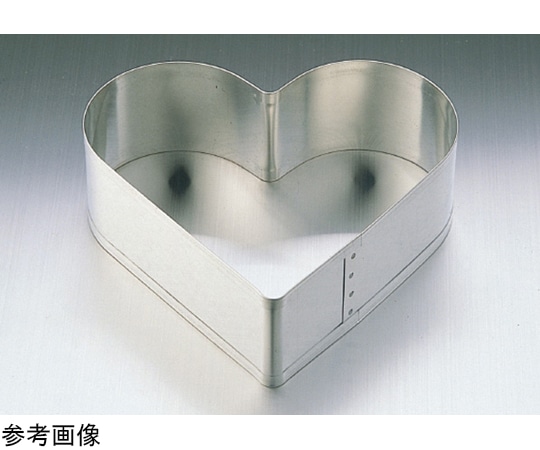 田中糧機製作所 ブリキハート型セルクル 中  1個(ご注文単位1個)【直送品】
