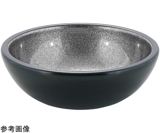 福井クラフト φ180 重ね鉢 黒内銀 45023510 1個（ご注文単位1個）【直送品】