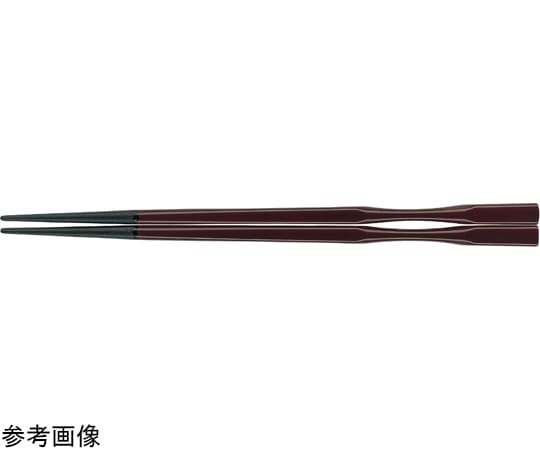 福井クラフト PBT22.5cm 杵型多久島箸 チーク塗 90022664 1個（ご注文単位1個）【直送品】