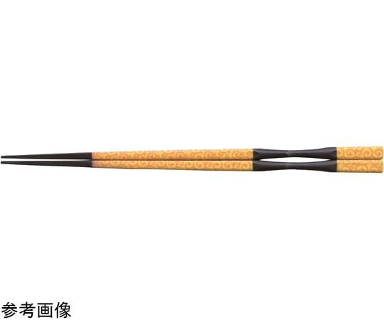 福井クラフト PBT22.5 杵型多久島箸 レモン唐草 90022673 1個（ご注文単位1個）【直送品】