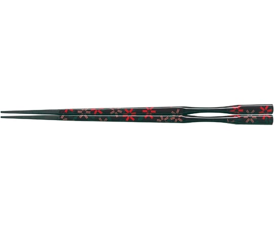 福井クラフト 抗)22.5cm 五角多久島箸 風車咲先塗 62160290 1個（ご注文単位1個）【直送品】