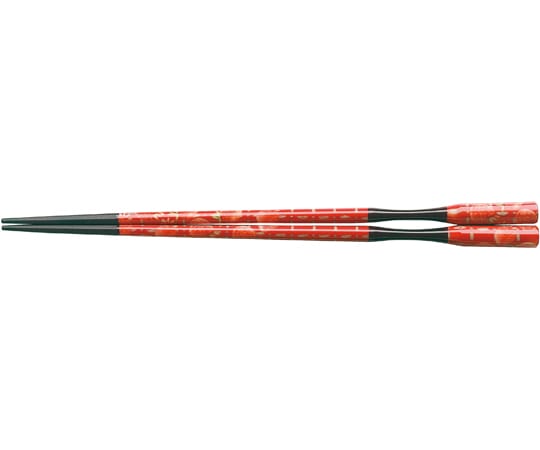 福井クラフト 22.5cm 七角多久島箸 いちご穂花先塗 62160380 1個（ご注文単位1個）【直送品】