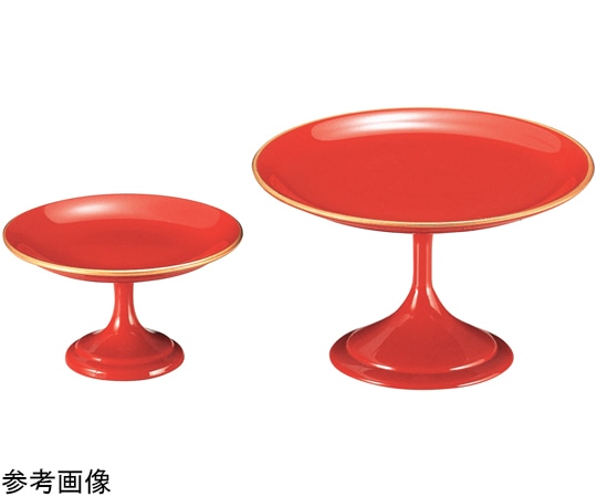 福井クラフト 5.5寸 高月盛皿 朱天金 51023070 1個(ご注文単位1個)【直送品】