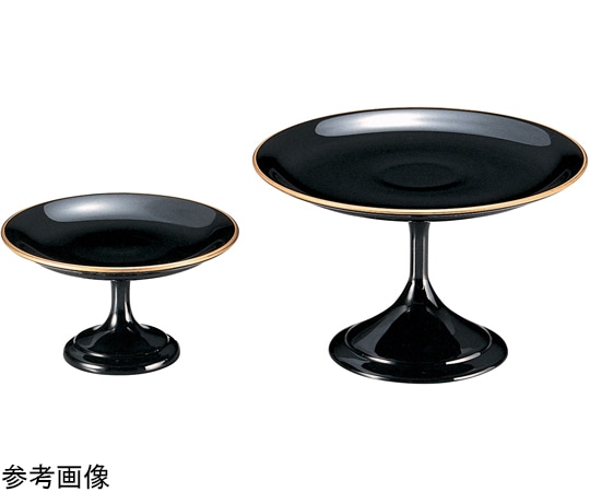 福井クラフト 5.5寸 高月盛皿 黒天金 51023090 1個(ご注文単位1個)【直送品】