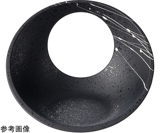 福井クラフト 日月かまくら盛器 大黒タタキ白乱糸 50023940 1個（ご注文単位1個）【直送品】