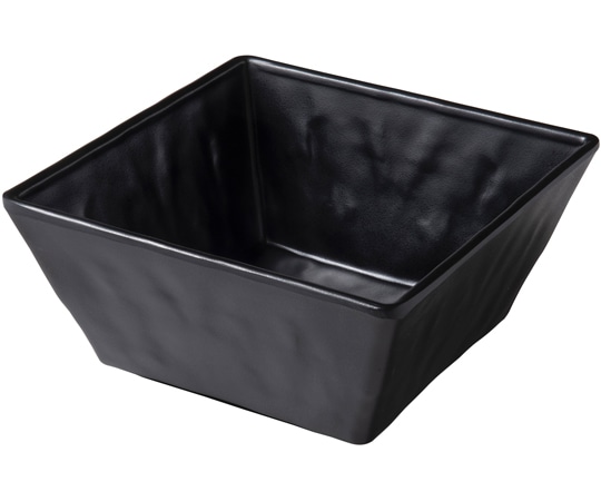 福井クラフト 18cm スクエア角鉢 黒マット 83360260 1個(ご注文単位1個)【直送品】