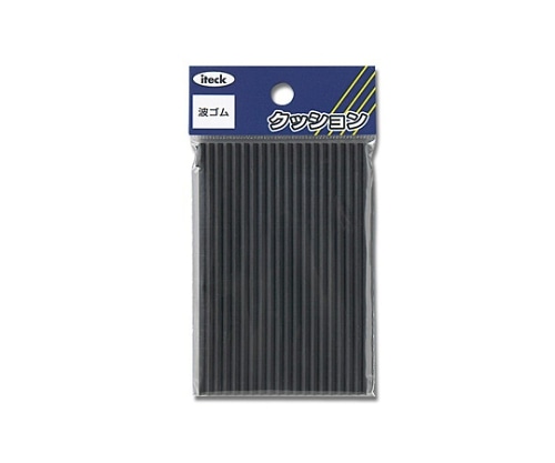 光 波ゴム テープ付き 90×60×3ミリ 黒 KWR69-1 1個（ご注文単位1個）【直送品】