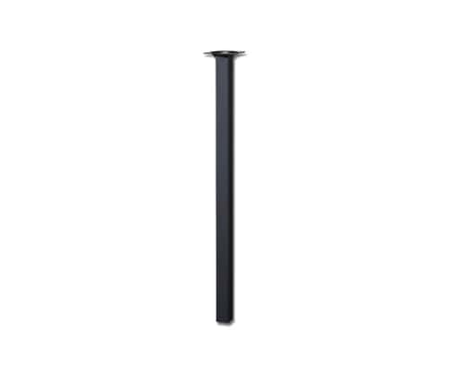 光 スマートレグ角脚 25×25×500mm 黒 KSK255-1 1個（ご注文単位1個）【直送品】
