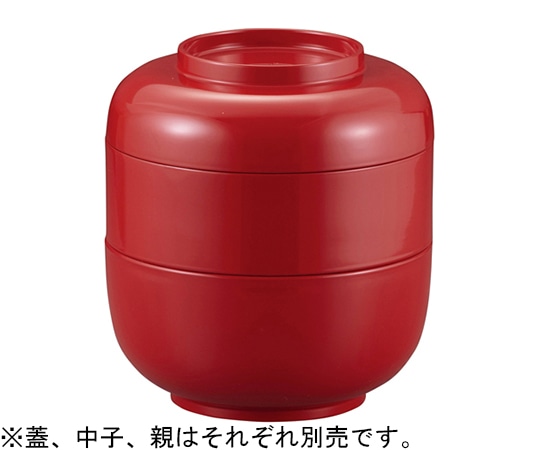福井クラフト 太呂花弁当(蓋)朱内黒 21006180 1個（ご注文単位1個）【直送品】