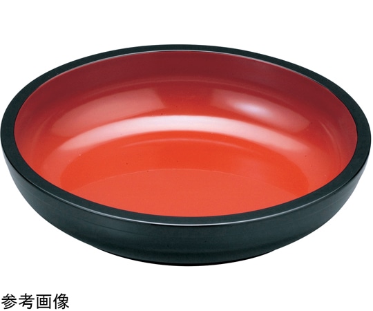 福井クラフト A9寸 盛込鉢 内朱天黒 50000783 1個(ご注文単位1個)【直送品】