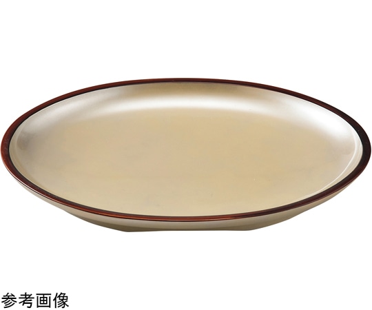 福井クラフト 尺2 小判深盛皿 黄金銀彩天べっ甲(全面塗) 55203090 1個（ご注文単位1個）【直送品】