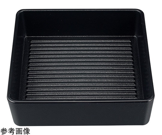 福井クラフト ABS20cm 深型正角肉皿 黒OM 51038840 1個（ご注文単位1個）【直送品】