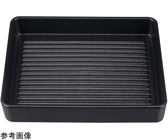 福井クラフト 30cm 長角肉皿 黒(塗無)大 54252450 1個（ご注文単位1個）【直送品】