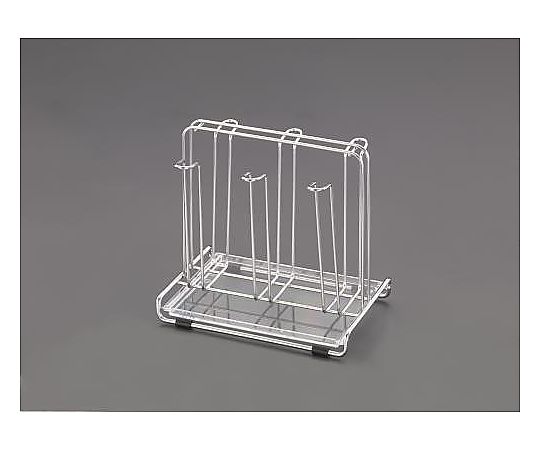 エスコ 189x128x177mm コップスタンド(ステンレス製) EA912EA-8 1個(ご注文単位1個)【直送品】