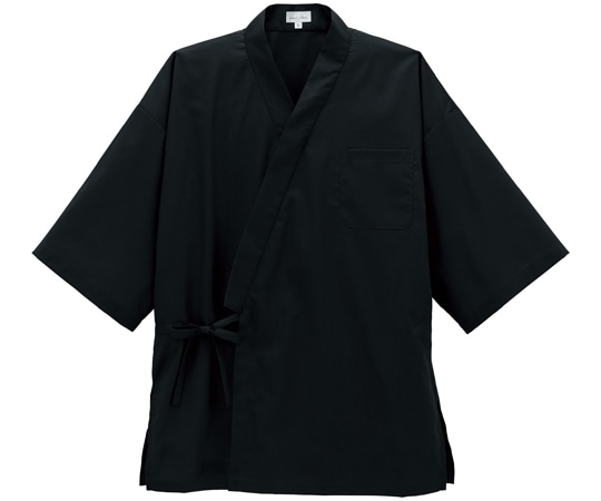 ボンマックス 作務衣(上衣) ブラック M FJ0712U 1枚（ご注文単位1枚）【直送品】