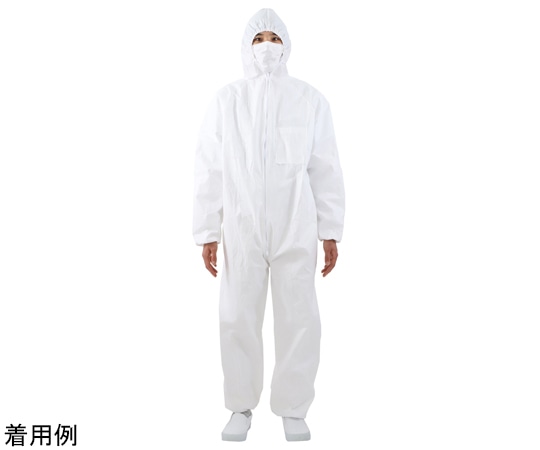 ACE（手袋） 不織布つなぎ防護服 ラミネート加工 LLサイズ AG6900-LL 1枚（ご注文単位1枚）【直送品】