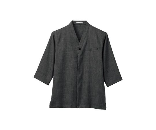 FACE ユニセックス和シャツ グレー SS FB4543U-2 SS 1枚(ご注文単位1枚)【直送品】