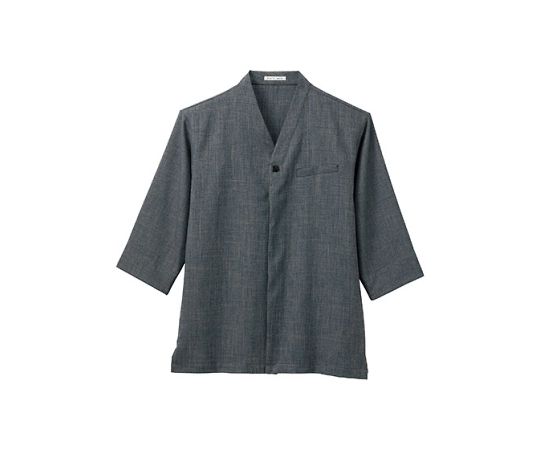 FACE ユニセックス和シャツ ブルーグレー M FB4543U-6 M 1枚(ご注文単位1枚)【直送品】