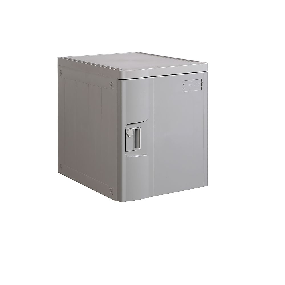 MTセキュリティジャパン T-382S樹脂製ロッカー(組立式) グレー MT-TPLA382S(GR) 1台(ご注文単位1台)【直送品】
